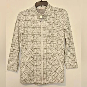 Soft Surroundings Full Zip EUC with Split Back Hem